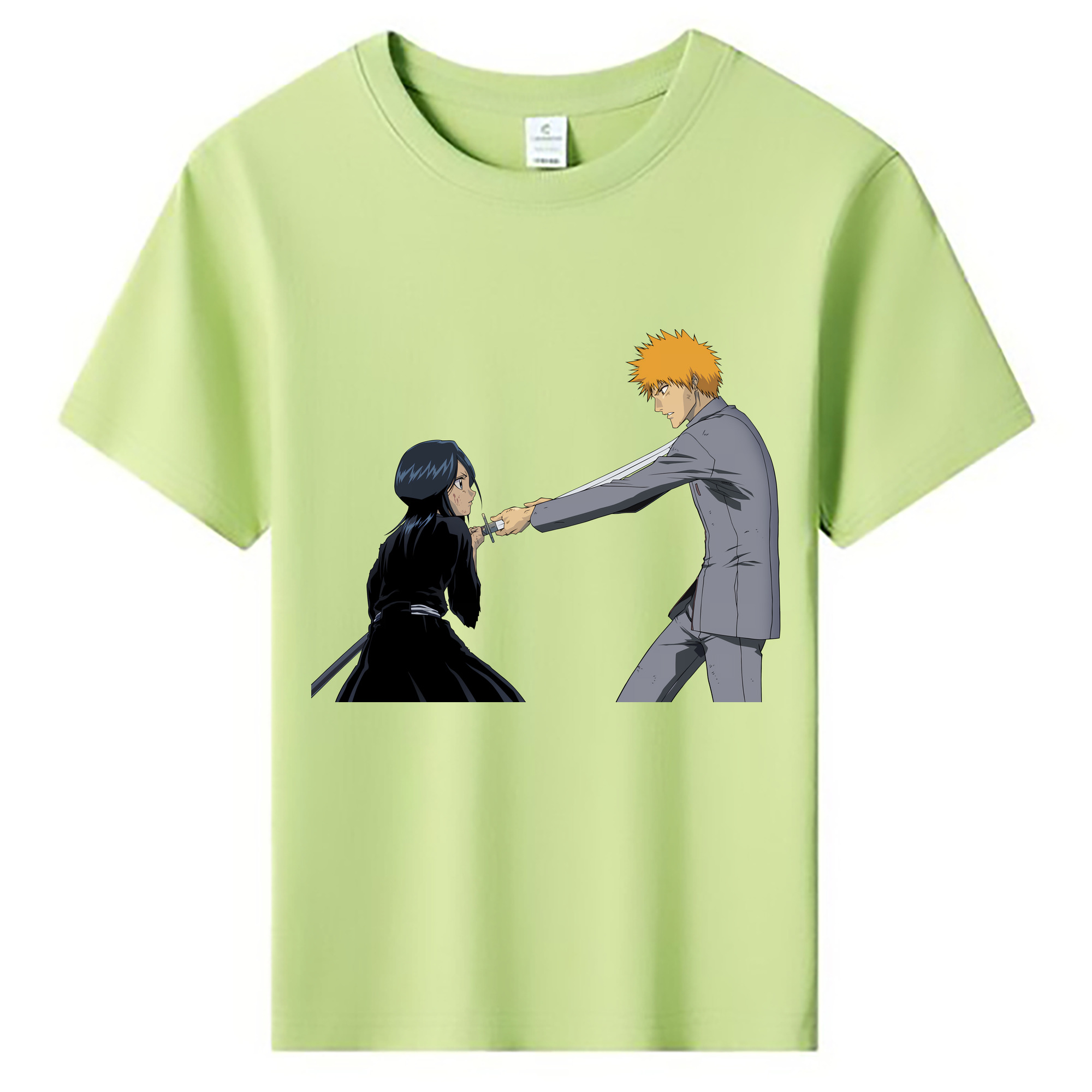 （画像用） ブリーチ 朽木ルキア BLEACH Kuchiki Rukia 綿100％キッズTシャツ（フロントプリント）